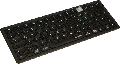 Kensington Compact Multi-Device Dual Wireless Keyboard, Bluetooth Enabled, Windows, Mac, iOS, ChromeOS Compatible, K75502DE, Black