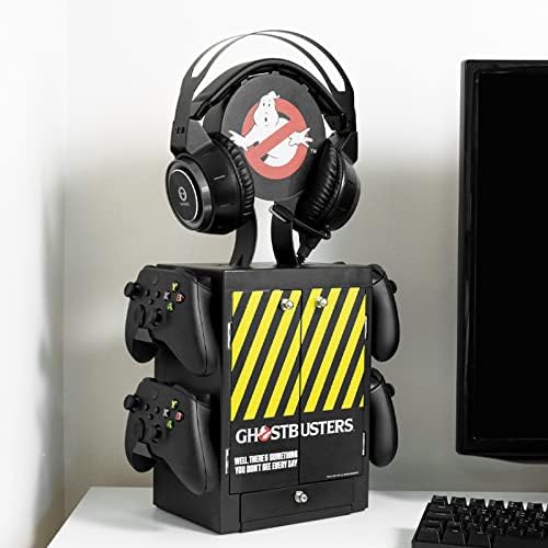Numskull Official Ghostbusters Gaming Locker, Controller Holder, Headset Stand for PS5, Xbox Series X S, Nintendo Switch - Official Ghostbusters Merchandise