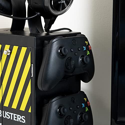 Numskull Official Ghostbusters Gaming Locker, Controller Holder, Headset Stand for PS5, Xbox Series X S, Nintendo Switch - Official Ghostbusters Merchandise