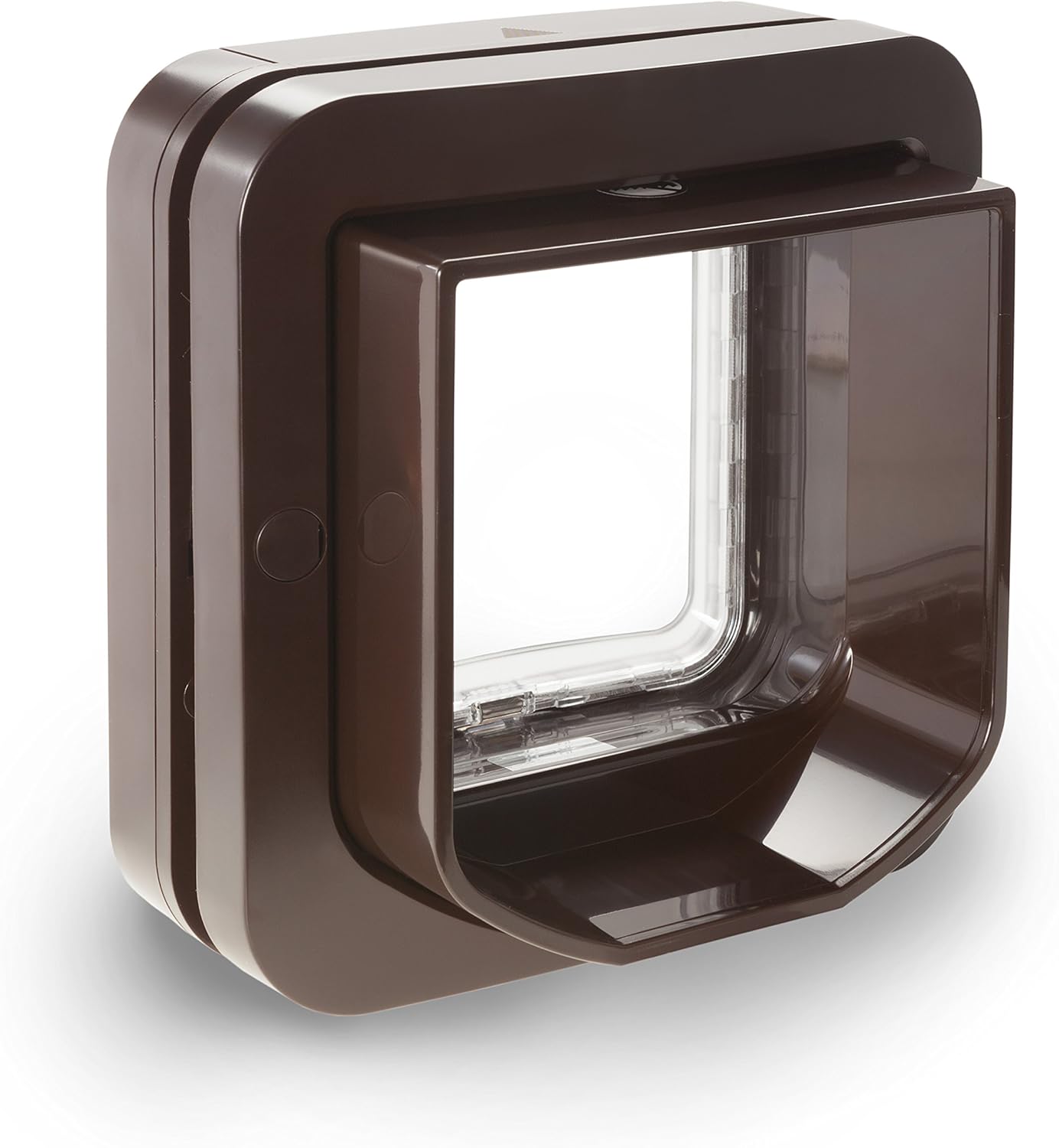 Sure PetCare | Chatière à Puce électronique SureFlap, Compatible avec médaillon d'identification par radiofréquence et avec Les puces électroniques, pour Portes, fenêtres et Murs, Marron,