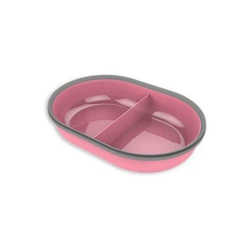 Sure Petcare SureFeed Split Pet Bowl with Integrated Seal, Compatible with Sure Petcare SureFeed Microchip Pet Feeder, Works for Wet and Dry Food, Keeps Food Fresh, Pink Pink Single