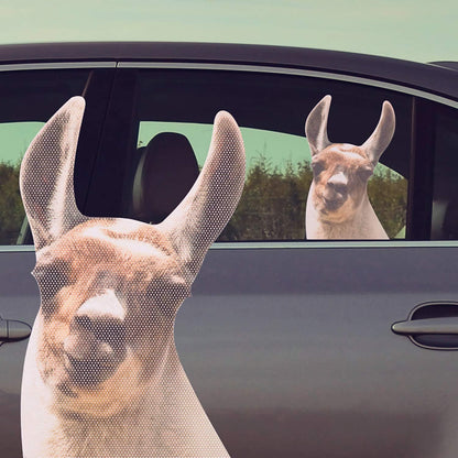 Thumbs Up Ride With Lama - Fenstersticker "Lama" Auto Fensteraufkleber