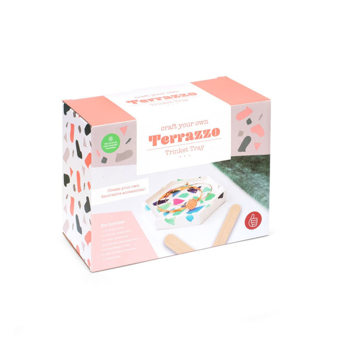 Thumbs Up DIY Terrazzo Jewellery Tray - Trinket Tray