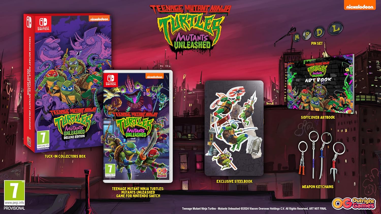 Teenage Mutant Ninja Turtles: Mutants Unleashed - Deluxe Edition - Switch