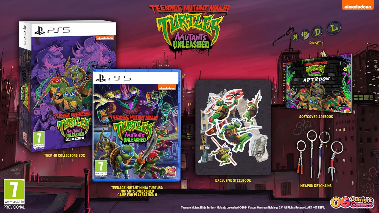 Teenage Mutant Ninja Turtles: Mutants Unleashed - Deluxe Edition - PS5