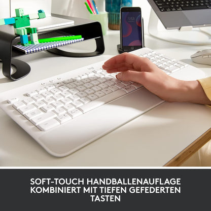 Logitech Wireless Keyboard K650 Signature grau-wei