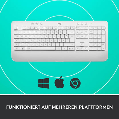 Logitech Wireless Keyboard K650 Signature grau-wei