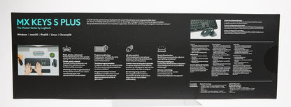 Logitech MX Keys S Plus - Graphite, QWERTY US International Layout