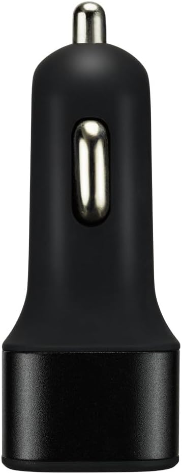 Canyon CNE-CCA07B Car Mobile Phone Charger - Black - Mobile Phone Chargers (Auto, Cigarette Lighter, 12 V, 2.4 A, Black)