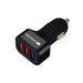 Canyon CNE-CCA07B Car Mobile Phone Charger - Black - Mobile Phone Chargers (Auto, Cigarette Lighter, 12 V, 2.4 A, Black)