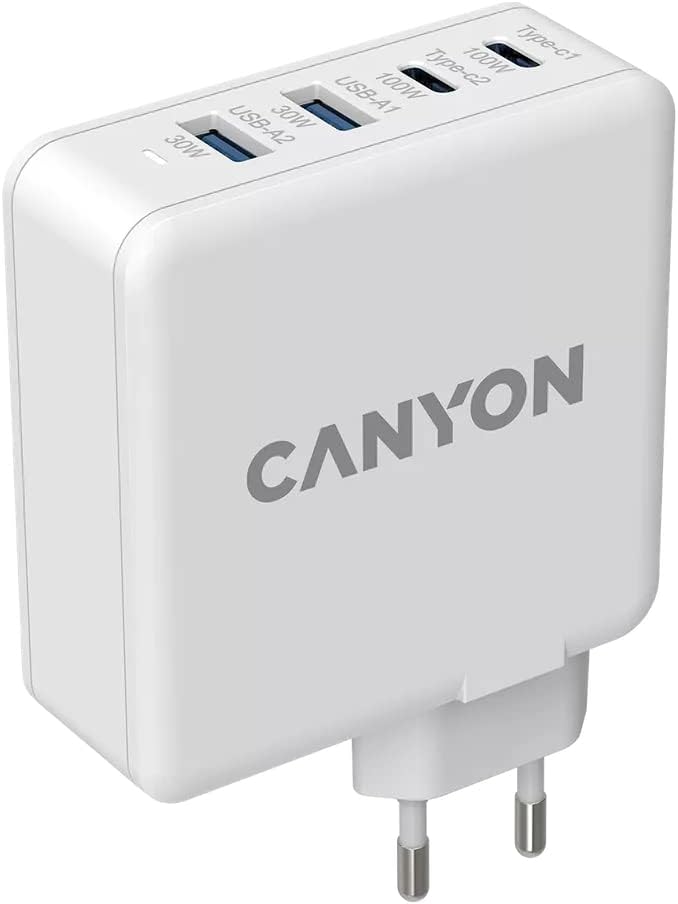 Canyon Fast Charge GaN Wall Charger H-100 (CND-CHA100W01)