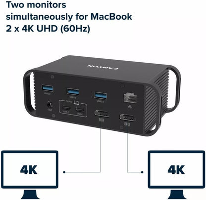Canyon Docking Station 14 Port USB-C with 1 x 100 W AC Adapter