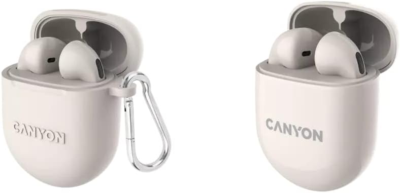 CANYON Bluetooth Headset TWS-6 Beige