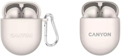 CANYON Bluetooth Headset TWS-6 Beige