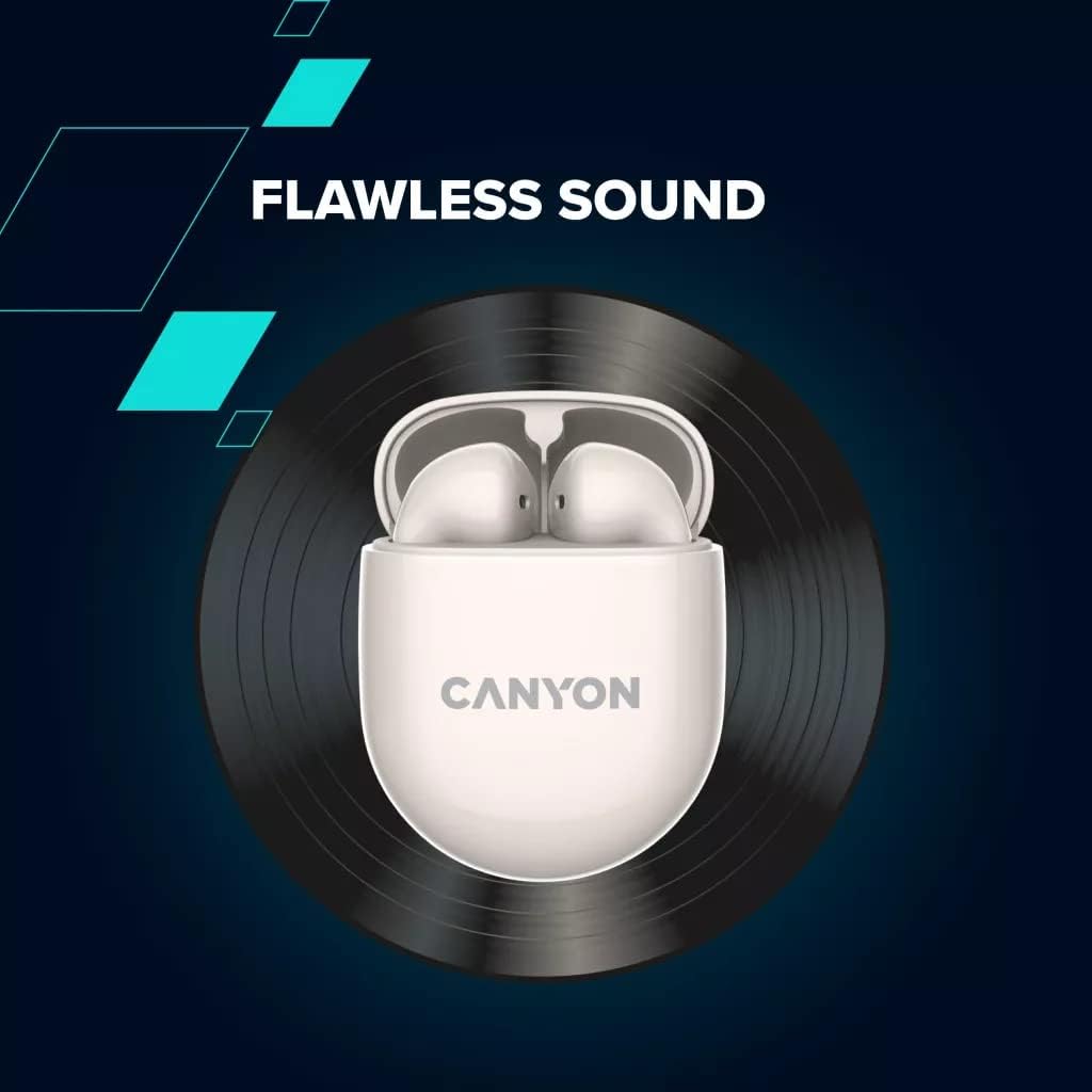 CANYON Bluetooth Headset TWS-6 Beige