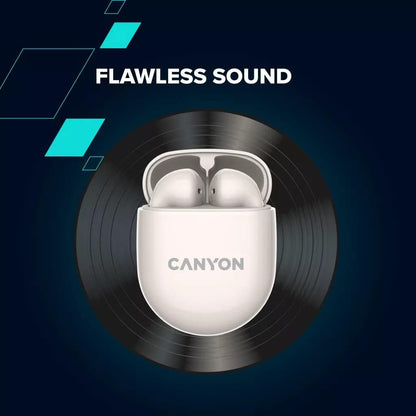CANYON Bluetooth Headset TWS-6 Beige