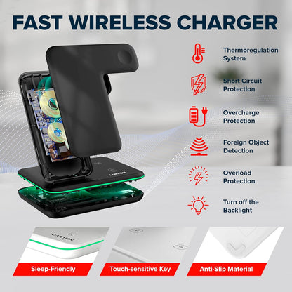 Canyon Ladegerat Wireless Dock 3in1 QI fur Apple