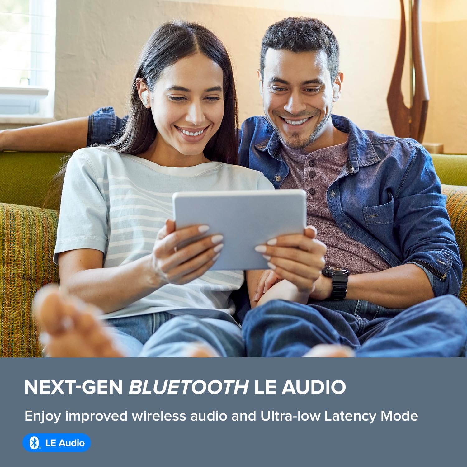 CREATIVE Zen Air Pro Lightweight True Wireless Sweatproof In-ears with Active Noise Cancellation, Ambient Mode, LE Audio, Bluetooth 5.3, IPX5, Up to 33 Hours Battery Life