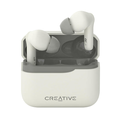 CREATIVE Zen Air Plus Lightweight True Wireless In-ears with Bluetooth LE Audio, Hybrid Active Noise Cancellation, Ambient Mode, Up to 32 Hours Total Playtime, 6 Mics with ENC Technology