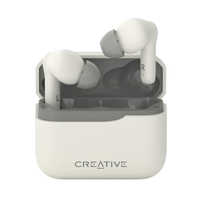 CREATIVE Zen Air Plus Lightweight True Wireless In-ears with Bluetooth LE Audio, Hybrid Active Noise Cancellation, Ambient Mode, Up to 32 Hours Total Playtime, 6 Mics with ENC Technology