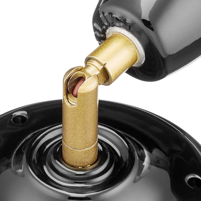 SEGULA LOEKIB Wandfassung Schwarz-Gold