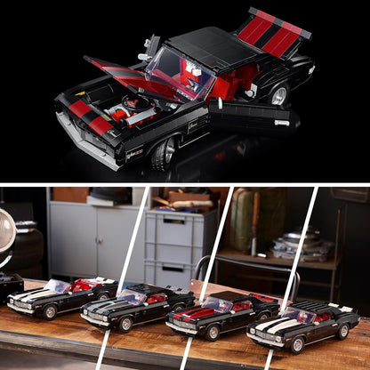 LEGO Icons Chevrolet Camaro Z28, Customisable Classic Car Model Building Kit for Adults, Vintage American Muscle Vehicle, Father's Day Treat, Gift Idea 10304 Single