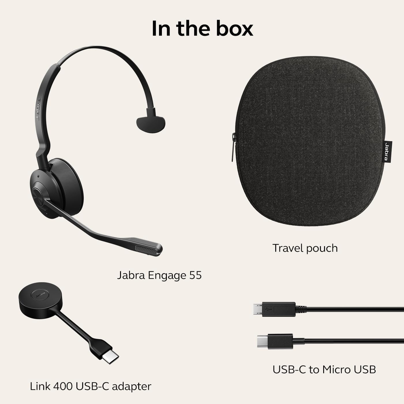 Jabra Headset Engage 55 UC Mono USB-C