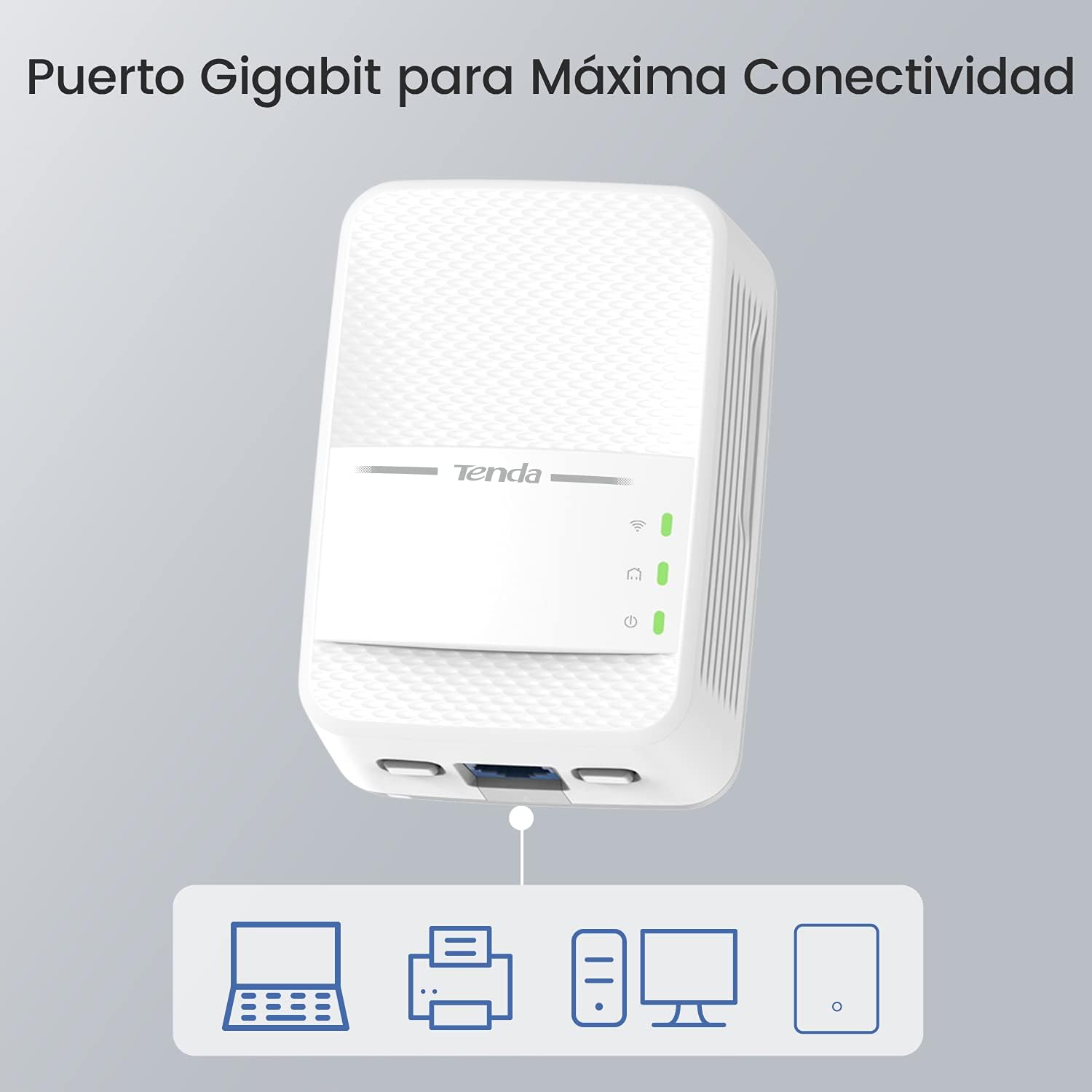 Tenda Powerline PH10KIT AV1000 AC750 WLAN Adapter