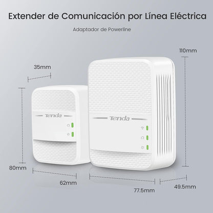 Tenda Powerline PH10KIT AV1000 AC750 WLAN Adapter