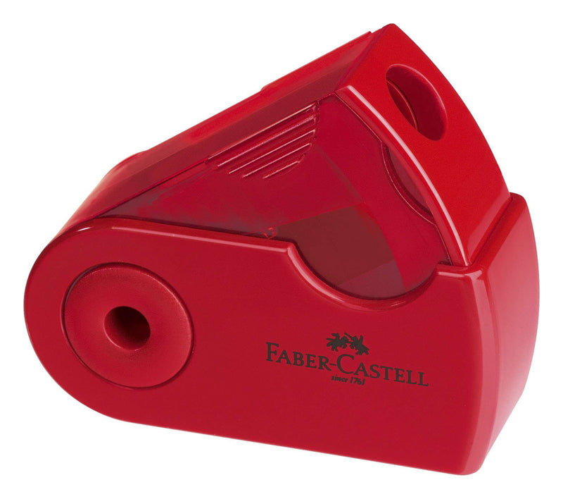 Faber Castell 182711 Mini"Sleeve" Folding Sharpener - Red/Blue