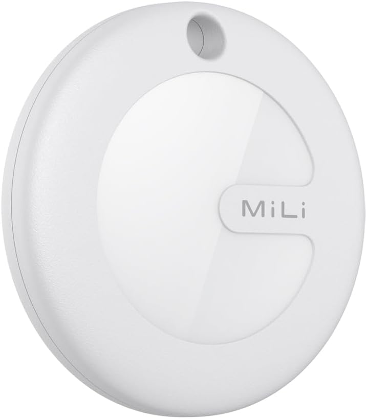 MiLi MiTag Locator Tracker Black + Key Ring Case