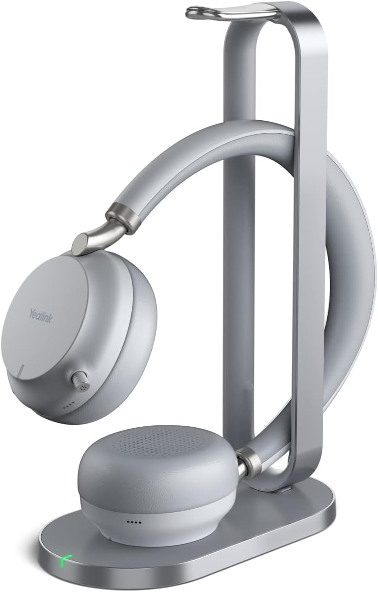 Yealink Bluetooth Headset BH72 Teams Light Grey USB-A Teams + Charging Stand