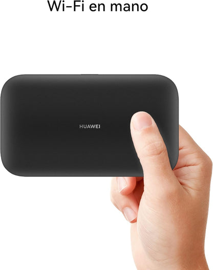 Huawei 4G Mobile WiFi 3 - Mobile WiFi 4G LTE (CAT7+) Access Point, Download Speed up to 300Mbps, 1500mAh Rechargeable Battery, No Setup Required, Portable Wi-Fi, Black