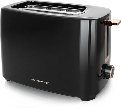 `Emerio Toaster 2 Scheiben, schwarz, Thermostat`