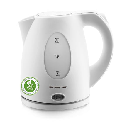 `Emerio Wasserkocher, 1.3L, Wasserstandsanzeige, we`