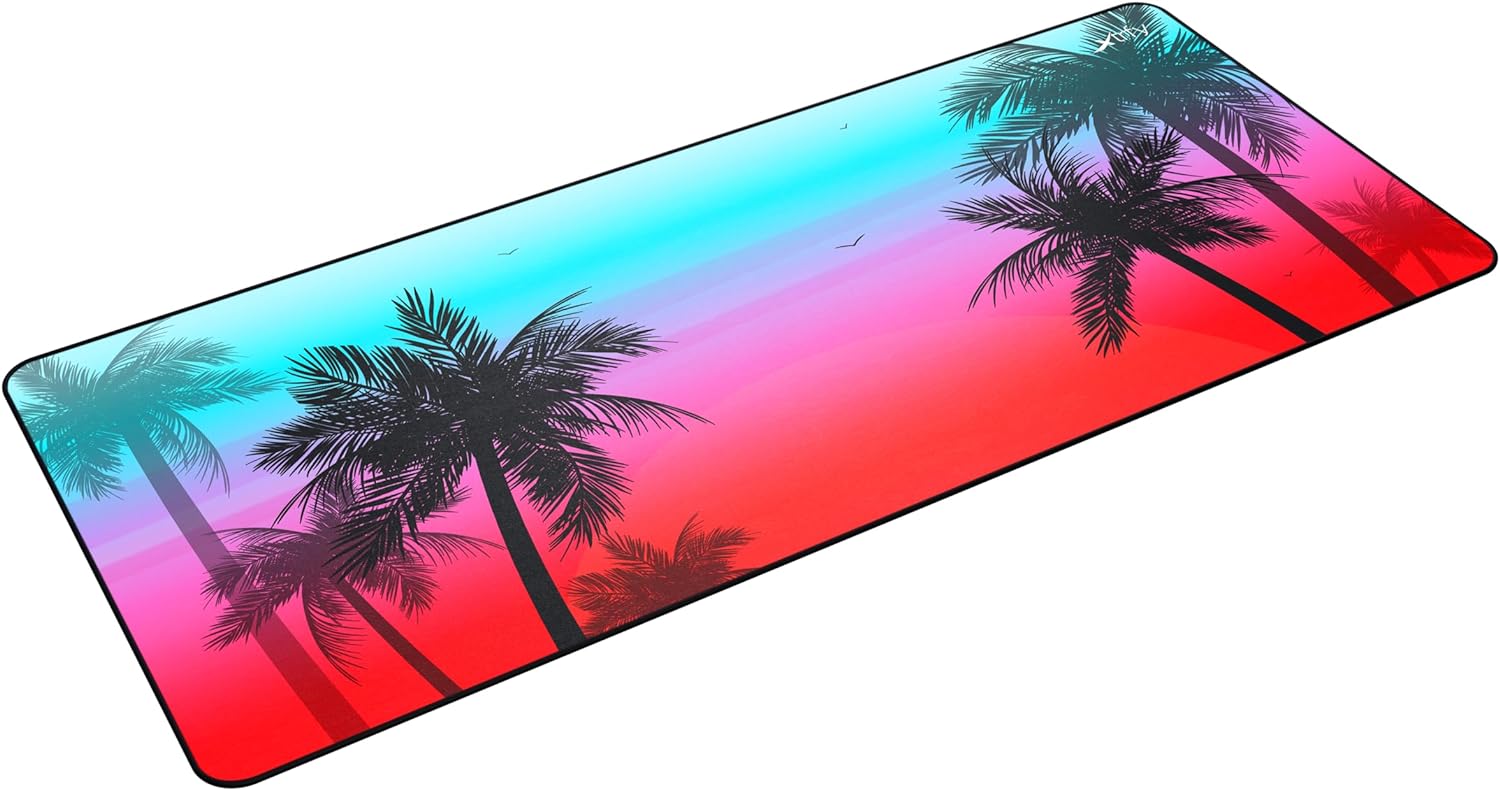 Xtrfy GP5, XL Fabric Gaming Mouse Pad (920 x 400 x 3 mm), Smooth Speed Pad for Precision, Stitched Edges, Non-Slip Underside Machine-Washable, Miami Edition