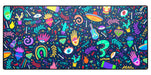 Xtrfy GP5, XL Fabric Gaming Mouse Pad (920 x 400 x 3 mm), Smooth Speed Pad for Precision, Stitched Edges, Non-Slip Underside Machine-Washable, Fiesta Edition