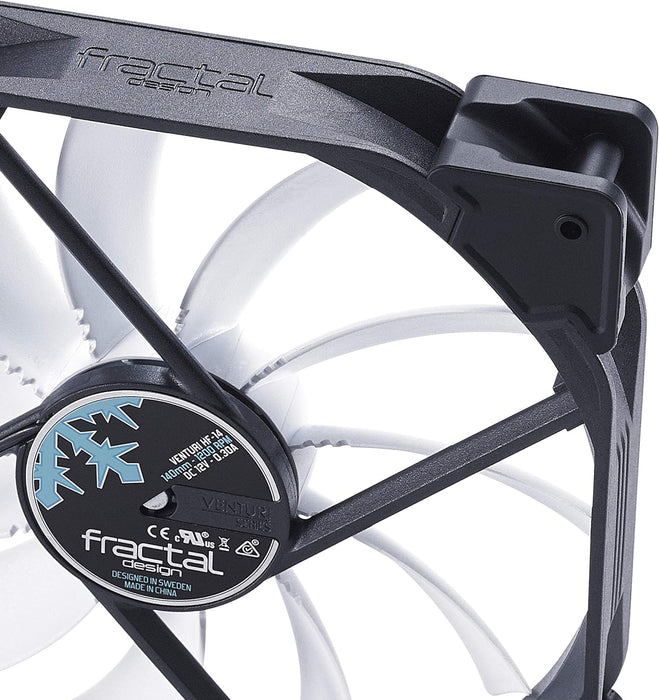 Fractal Design Venturi HF-14 Lüfter für (High End) Gaming PC Gehäuse White HF 140mm
