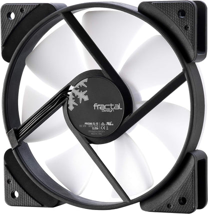 Fractal Design Prisma SL-12 – 120mm Silent Computer Fan - Six green vibrantly coloured LEDs - Optimized for Silent Computing - LLS-Bearings - TripWire Technology - Green (Single)