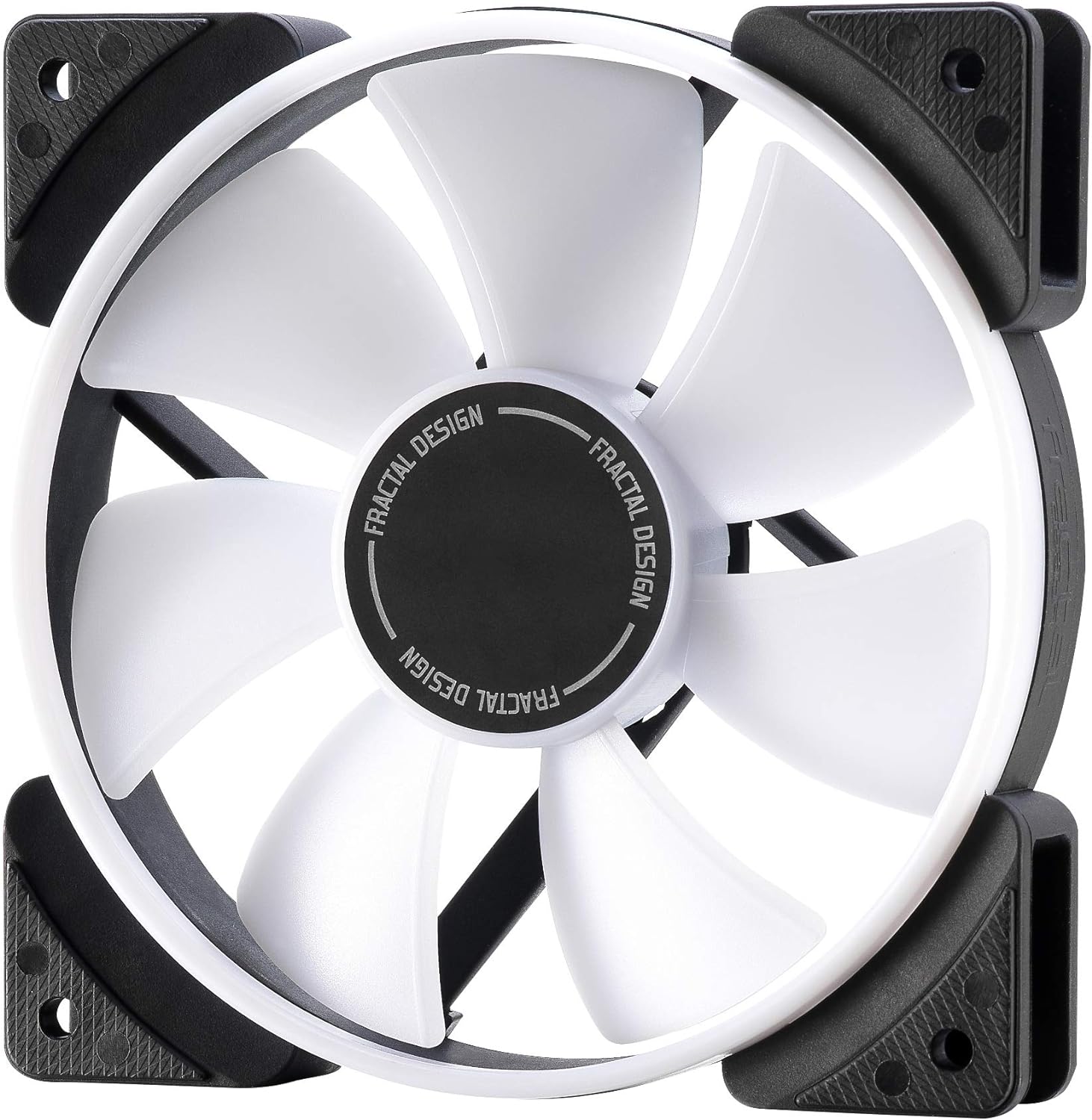 Fractal Design Prisma SL-12 – 120mm Silent Computer Fan - Six green vibrantly coloured LEDs - Optimized for Silent Computing - LLS-Bearings - TripWire Technology - Green (Single)