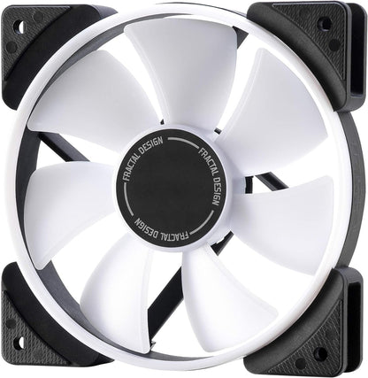 Fractal Design Prisma SL-12 – 120mm Silent Computer Fan - Six green vibrantly coloured LEDs - Optimized for Silent Computing - LLS-Bearings - TripWire Technology - Green (Single)