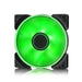 Fractal Design Prisma SL-12 – 120mm Silent Computer Fan - Six green vibrantly coloured LEDs - Optimized for Silent Computing - LLS-Bearings - TripWire Technology - Green (Single)