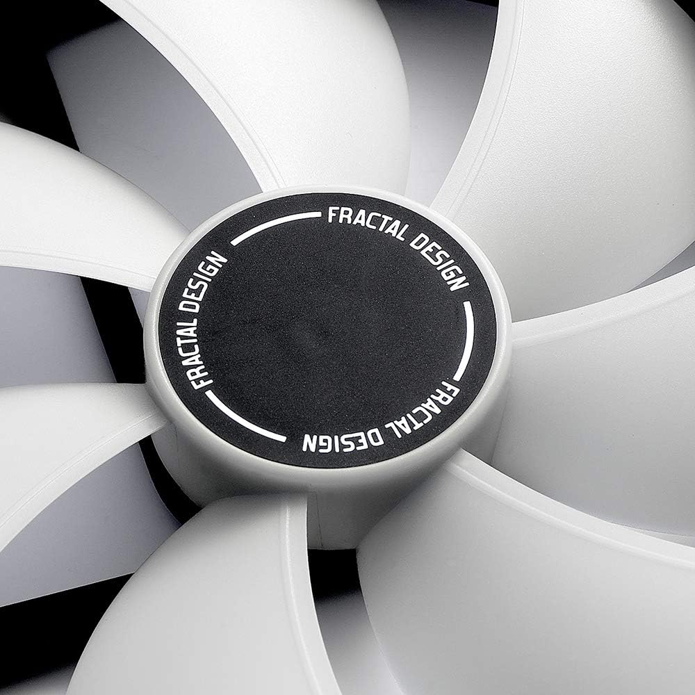 Fractal Design Prisma SL-12 120mm White LED LLS Bearing Computer Gehäuse Lüfter, weiß White 120mm
