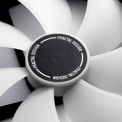 Fractal Design Prisma SL-12 120mm White LED LLS Bearing Computer Gehäuse Lüfter, weiß White 120mm