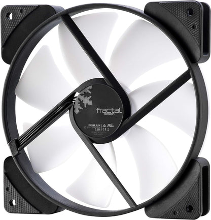 Fractal Design Prisma SL-14-140mm Silent Computer Fan - Six Green vibrantly Coloured LEDs - Optimized for Silent Computing - LLS-Bearings - TripWire Technology - Green (Single) Green 140mm