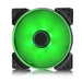Fractal Design Prisma SL-14-140mm Silent Computer Fan - Six Green vibrantly Coloured LEDs - Optimized for Silent Computing - LLS-Bearings - TripWire Technology - Green (Single) Green 140mm
