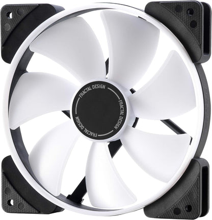 Fractal Design Prisma SL-14-140mm Silent Computer Fan - Six Green vibrantly Coloured LEDs - Optimized for Silent Computing - LLS-Bearings - TripWire Technology - Green (Single) Green 140mm