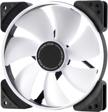 Fractal Design Prisma SL-14-140mm Silent Computer Fan - Six Green vibrantly Coloured LEDs - Optimized for Silent Computing - LLS-Bearings - TripWire Technology - Green (Single) Green 140mm