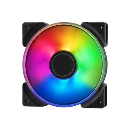 Fractal Design Prisma AL-12 – 120mm Silent Computer Fan - PWM Control - Six LEDs - ARGB - Optimized For Silent Computing - High Airflow - LLS Bearings - TripWire Technology - RGB (3-pack) PWM ARGB 3-Pack