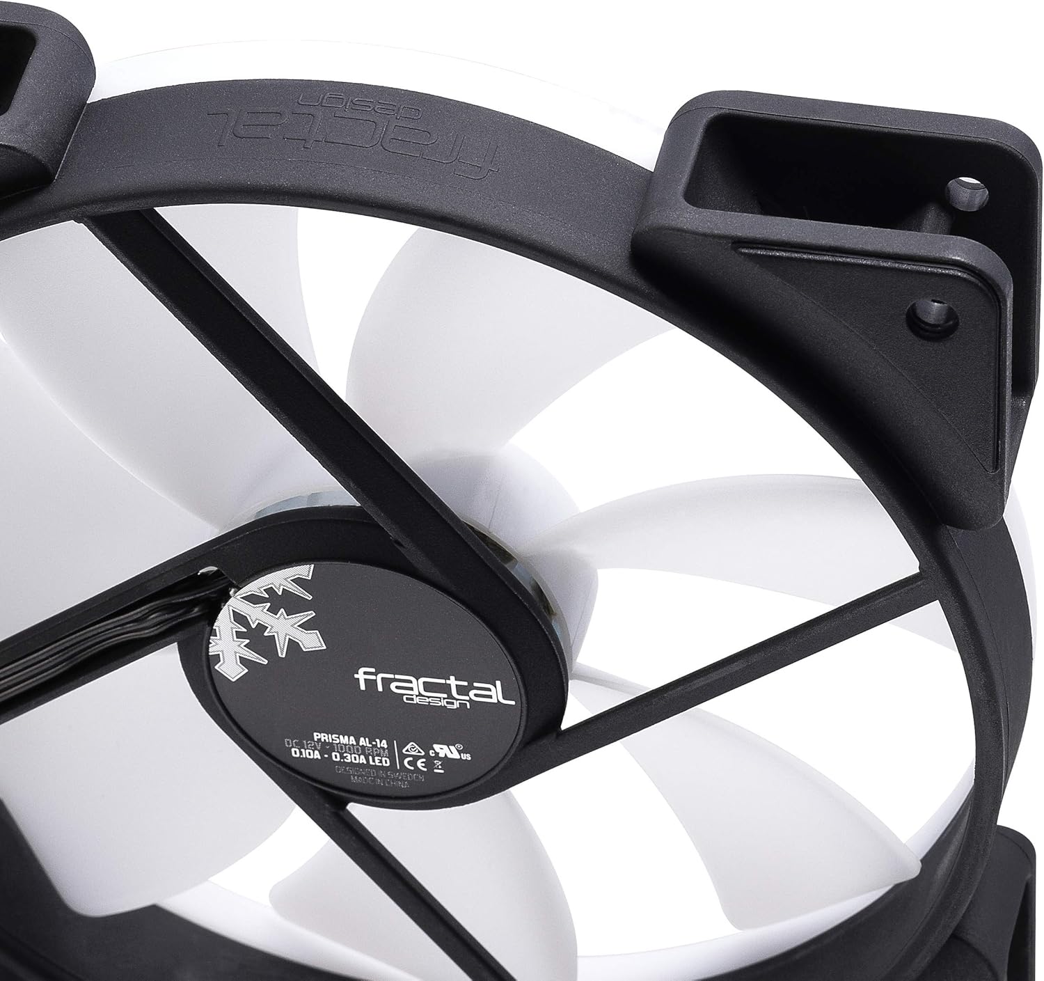 Fractal Design Prisma AL-14 – 140mm Silent computer Fan - PWM Control - Six LEDs - ARGB - Optimized for Silent Computing and High Airflow - LLS Bearings - TripWire Technology - RGB (1-pack) PWM ARGB